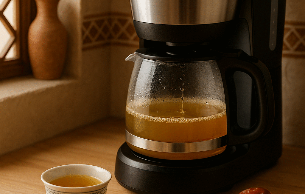 coffee in a coffee maker Saudi arabia