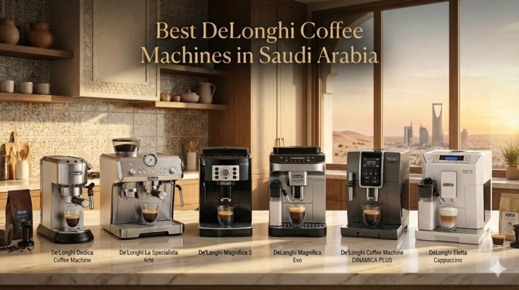 Best DeLonghi Coffee Machines in Saudi Arabia  
