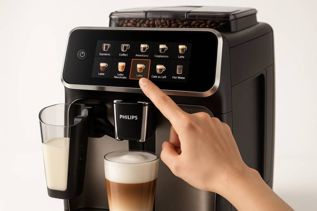 Philips touch screen interface