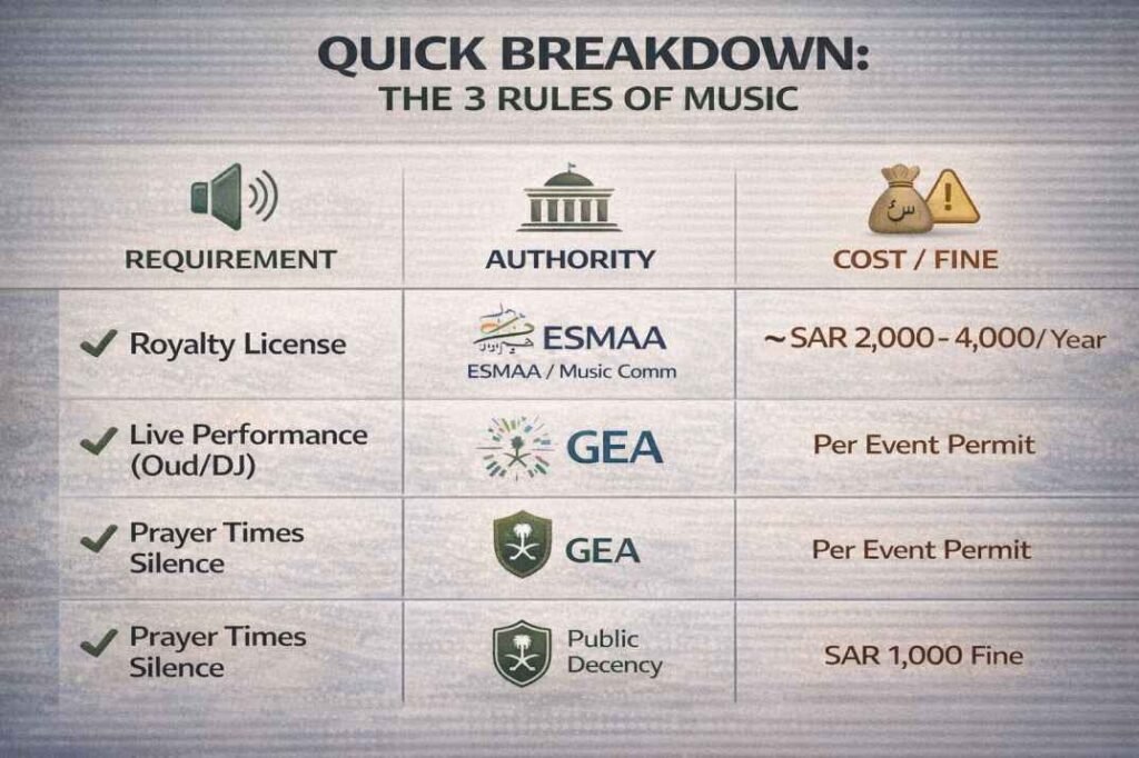 Music License for Coffee Shop