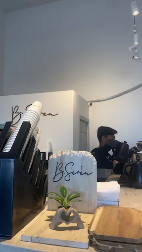 B Seven Coffee shop in Afif