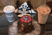 Drnk coffee + tea