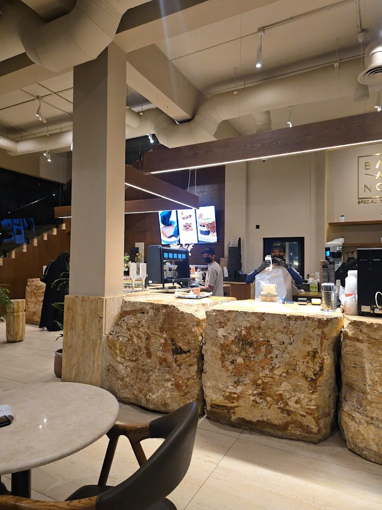Inside café